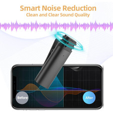 Dual Wireless Lavalier Microphone Set for iPhone & Android product image
