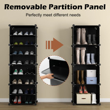 12-Cube 48-Pair Portable Shoe Organizer  product image