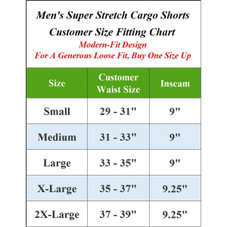 Men’s Stretch Pull-On Cargo Shorts (3-Pack) product image