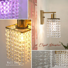 Crystal Wall Sconces with Remote product image