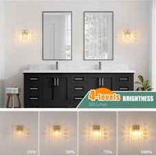 Crystal Wall Sconces with Remote product image