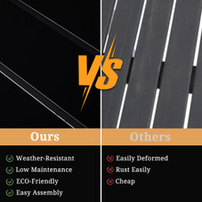 40" Outdoor Iron Bar Table with Wheels product image