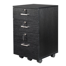 3-Drawer Rolling File Cabinet with Lock product image