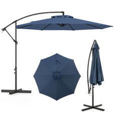 10' Hanging Offset Outdoor Market Patio Umbrella  product image