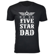 Men's Five Star Dad/Grandpa T-shirt product image