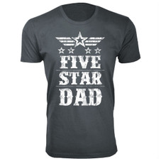 Men's Five Star Dad/Grandpa T-shirt product image