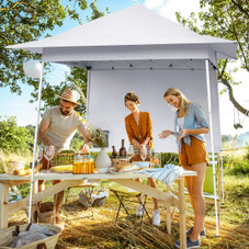 8 x 8-Foot Pop-up Gazebo with One Side Cloth and Storage Bag product image