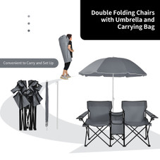 Folding Double Chair with Umbrella product image