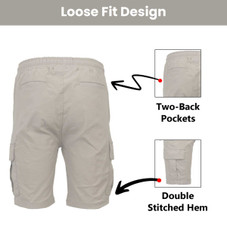 Women’s Flex Cargo Shorts with Elastic Waistband product image