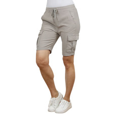 Women’s Flex Cargo Shorts with Elastic Waistband product image