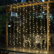 10-foot 300-LED String Curtain Lights product image