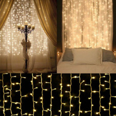 10-foot 300-LED String Curtain Lights product image