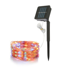 Solarek® Outdoor Copper Wire 100-LED IP65 Waterproof Solar String Lights product image