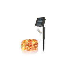 Solarek® Outdoor Copper Wire 100-LED IP65 Waterproof Solar String Lights product image