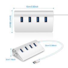 Aluminum 4-Port USB 3.0 Hub product image