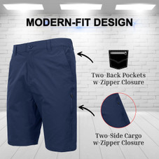 Men’s 6-Pocket All Motion Stretch Utility Golf Shorts (3-Pack) product image