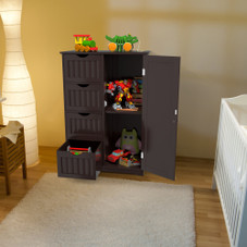 4-Drawer Standing Bathroom Storage Cabinet product image