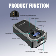 2000A Car Jump Starter (1- or 2-Pack) product image