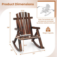Outdoor Adirondack Rocking Chair (1- or 2-Pack) product image