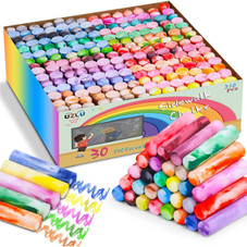 210-Piece Tie-Dye Sidewalk Chalk (30 Colors) product image