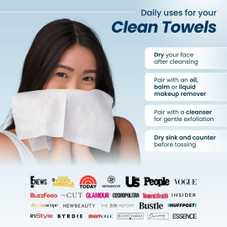 Clean Towels XL™ 100% Biobased Face Towels product image