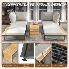 Convertible Patio Furniture Set with Waterproof Cover product image