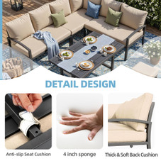 7-Piece Outdoor Convertible Patio Furniture Set product image