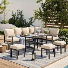 7-Piece Outdoor Convertible Patio Furniture Set product image