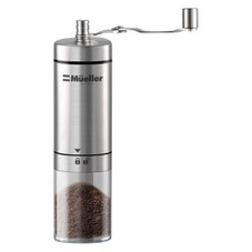 Mueller Conical Burr Adjustable Manual Stainless Steel Coffee Grinder product image