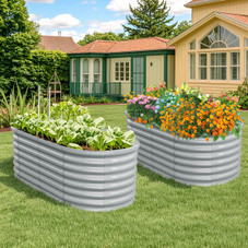 65" x 32" Outdoor Raised Garden Bed Planter (1- or 2-Pack) product image