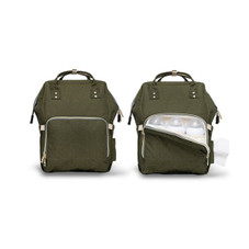 Durable Multifunction Olive Diaper Bag Backpack product image