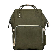 Durable Multifunction Olive Diaper Bag Backpack product image