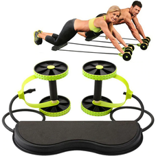 Ab Roller Wheel with Fitness Resistance Bands and Pad product image