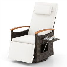 Outdoor 360° Swivel Rattan Recliner Chair product image