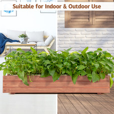 Wooden Flower Planter Window Box (1- or 2-Pack) product image