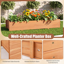 Wooden Flower Planter Window Box (1- or 2-Pack) product image