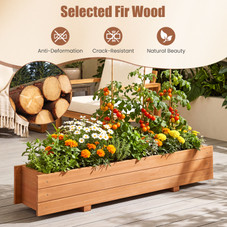 Wooden Flower Planter Window Box (1- or 2-Pack) product image