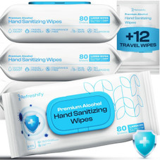 Large Alcohol Wipes (320 ct +12 Travel Wipes) product image