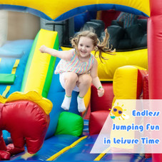 3-in-1 Kids Inflatable Bounce House  product image