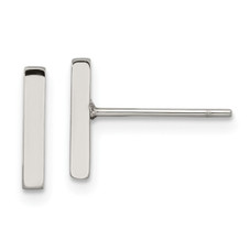 Stainless Steel Polished Bar Post Earring product image
