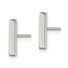 Stainless Steel Polished Bar Post Earring product image