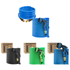 100-Foot Expandable Garden Hose with 10-Function Spray Nozzle product image