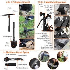 LakeForest 121-Piece Emergency Survival Kit product image