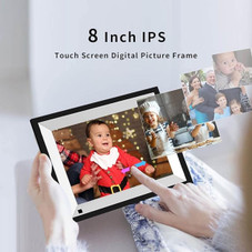 JREN 8" Digital Photo Frame with HD Touch Screen product image
