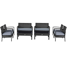 Rattan Cushioned Patio Furniture Set product image