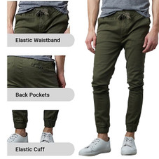 Men's Slim Fit Basic Stretch Joggers product image