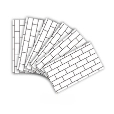 Peel & Stick Backsplash Waterproof Wall Panels (6-Piece Set) product image