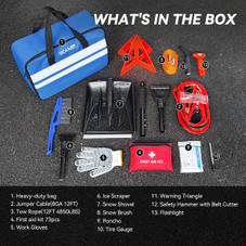 Car Emergency Kit with Jumper Cables product image