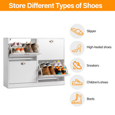 Wooden Shoe Cabinet for Entryway product image