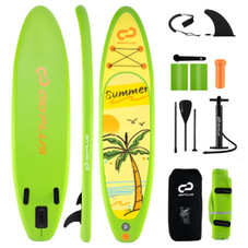 10- or 11-Foot Inflatable Stand-Up Paddle Board with Paddle product image 10- or 11-Foot Inflatable Stand-Up Paddle Board with Paddle product image